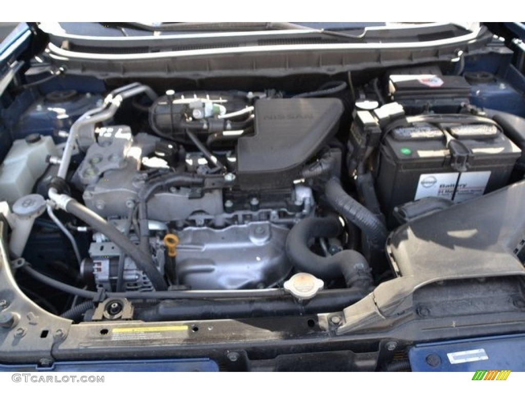 2008 Rogue SL AWD - Indigo Blue Metallic / Gray photo #9