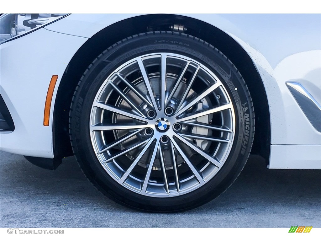 2018 5 Series 530i Sedan - Mineral White Metallic / Cognac photo #9