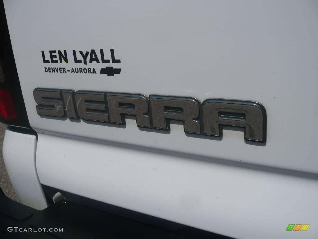 2005 Sierra 1500 SLT Extended Cab 4x4 - Summit White / Dark Pewter photo #14