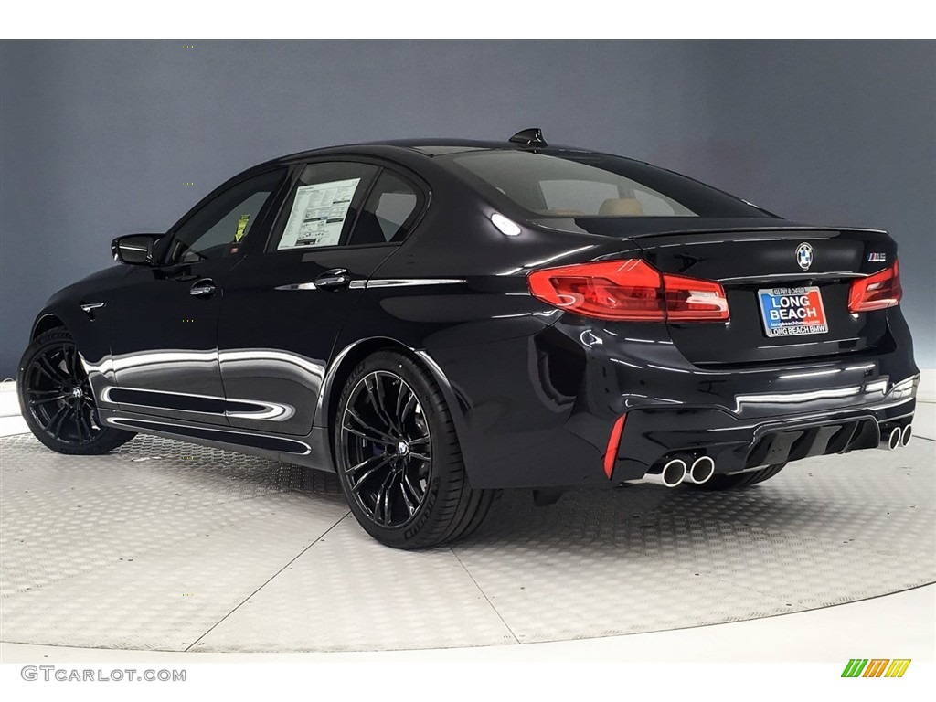 2018 M5 Sedan - Azurite Black Metallic / Aragon Brown photo #3