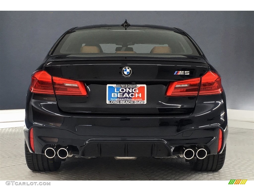 2018 M5 Sedan - Azurite Black Metallic / Aragon Brown photo #4