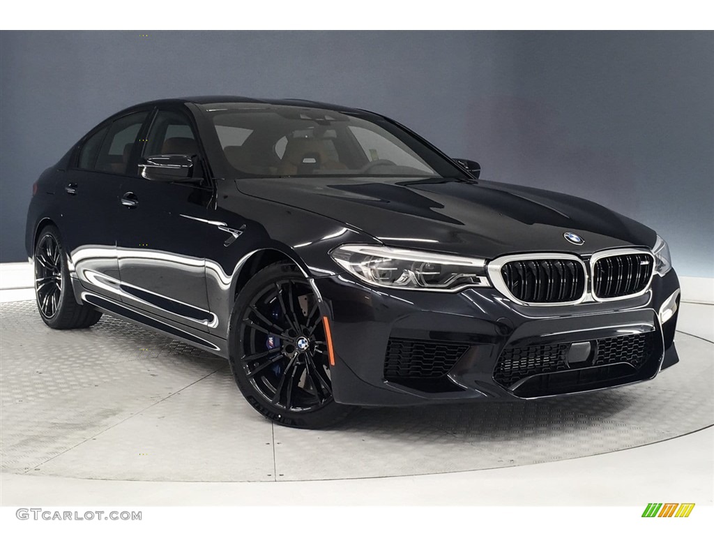 2018 M5 Sedan - Azurite Black Metallic / Aragon Brown photo #12