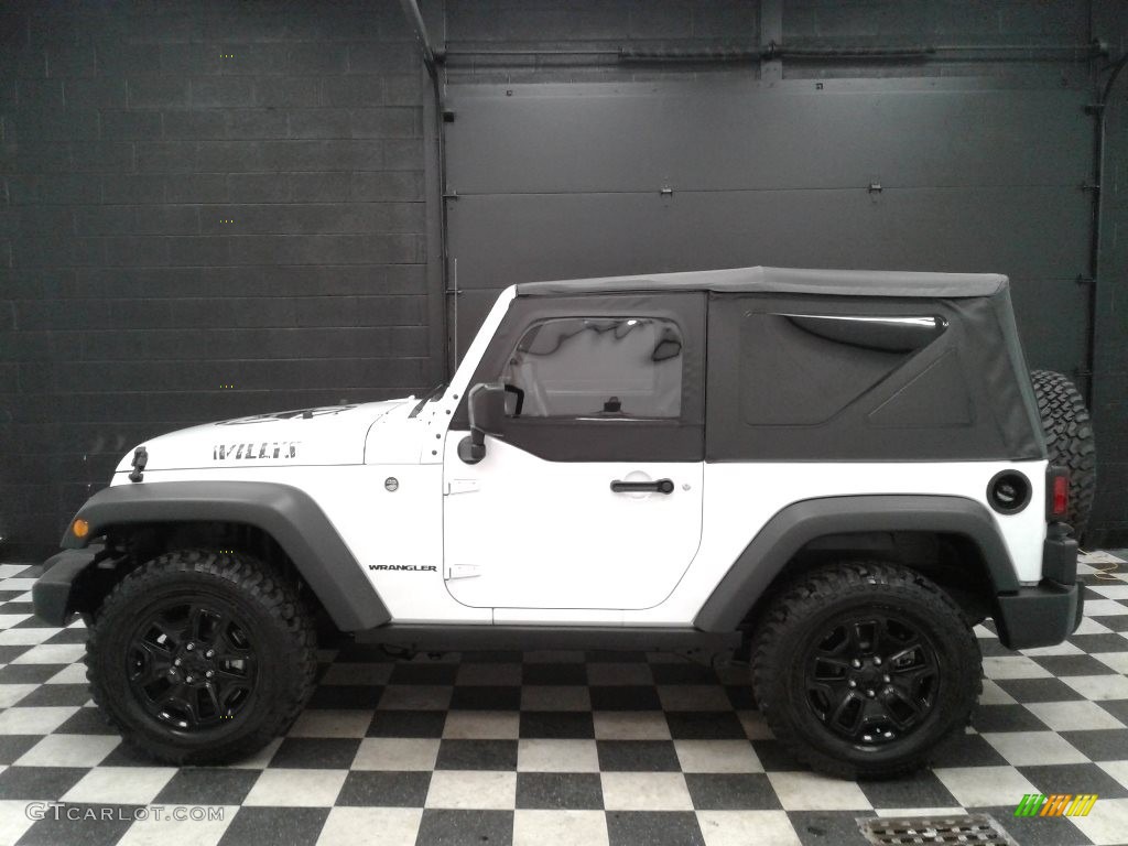 Bright White Jeep Wrangler