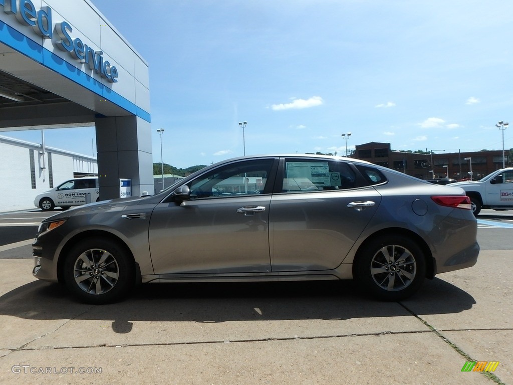 2018 Optima LX - Titanium Silver / Black photo #6