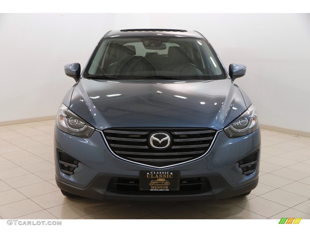 2016 CX-5 Grand Touring AWD - Blue Reflex Mica / Black photo #2