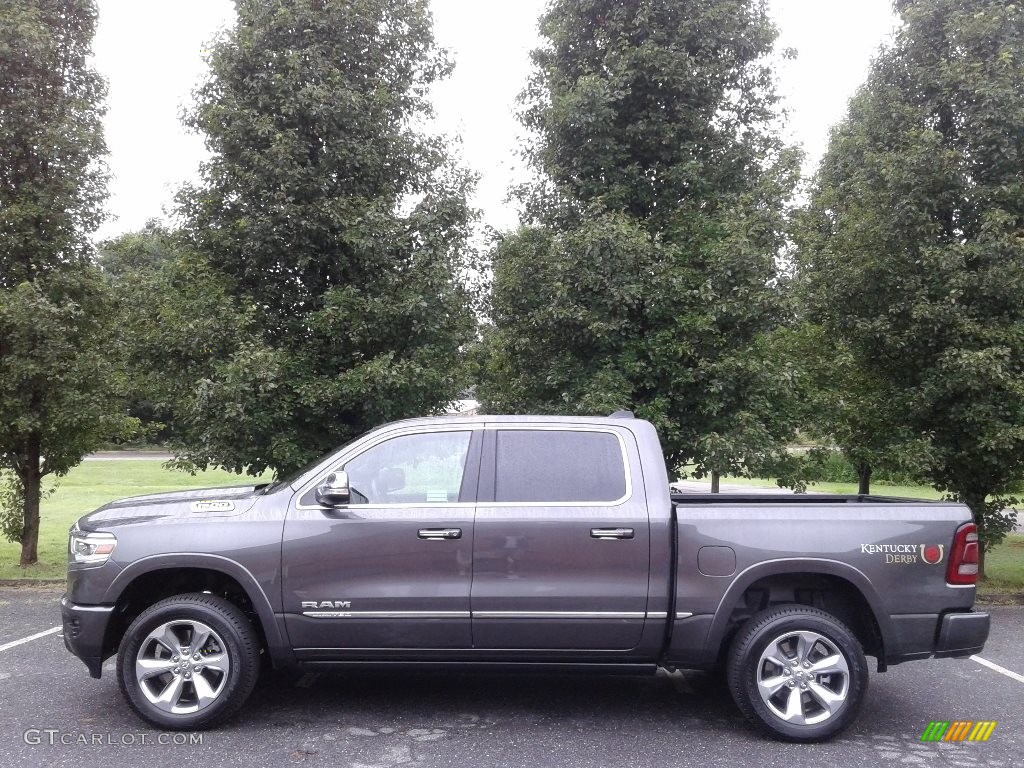 2019 1500 Limited Crew Cab 4x4 - Granite Crystal Metallic / Black photo #1