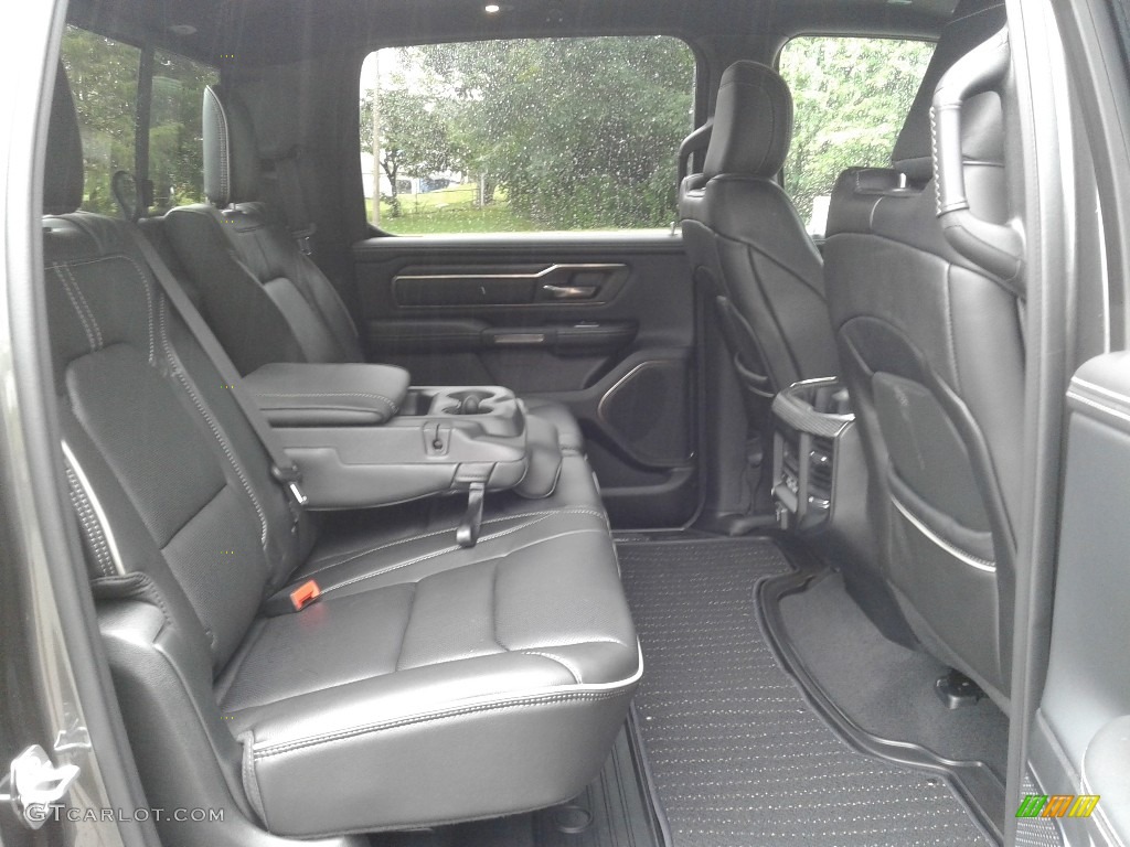 Black Interior 2019 Ram 1500 Limited Crew Cab 4x4 Photo #127682946
