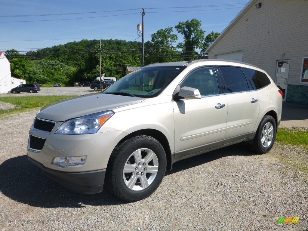 2010 Traverse LT AWD - Gold Mist Metallic / Ebony photo #1