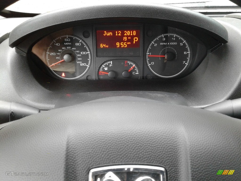 2018 Ram ProMaster 1500 Low Roof Cargo Van Gauges Photo #127684788