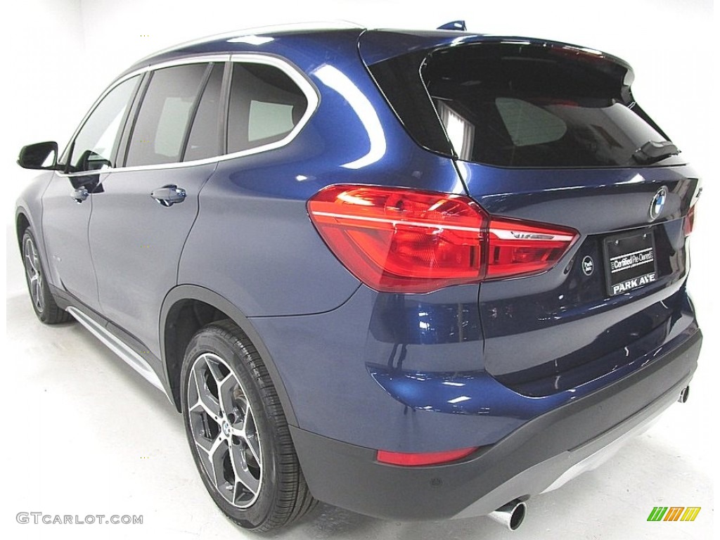 2018 X1 xDrive28i - Mediterranean Blue Metallic / Black photo #3