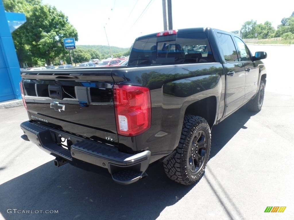 2018 Silverado 1500 LTZ Crew Cab 4x4 - Black / Jet Black photo #8