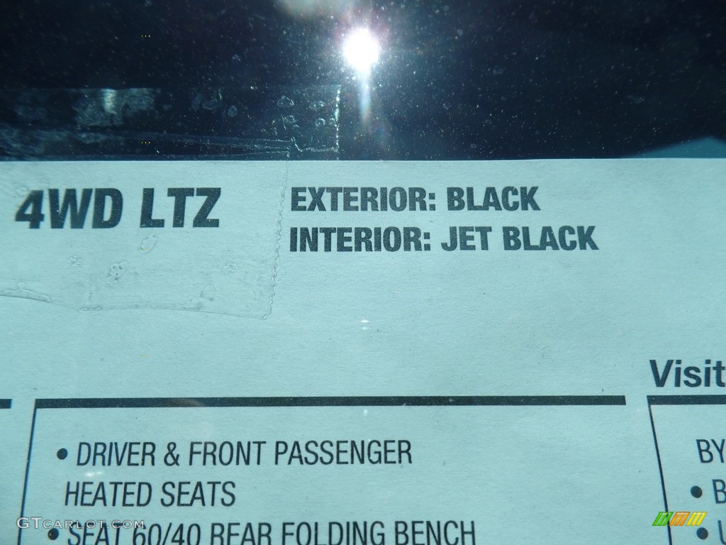 2018 Silverado 1500 LTZ Crew Cab 4x4 - Black / Jet Black photo #57