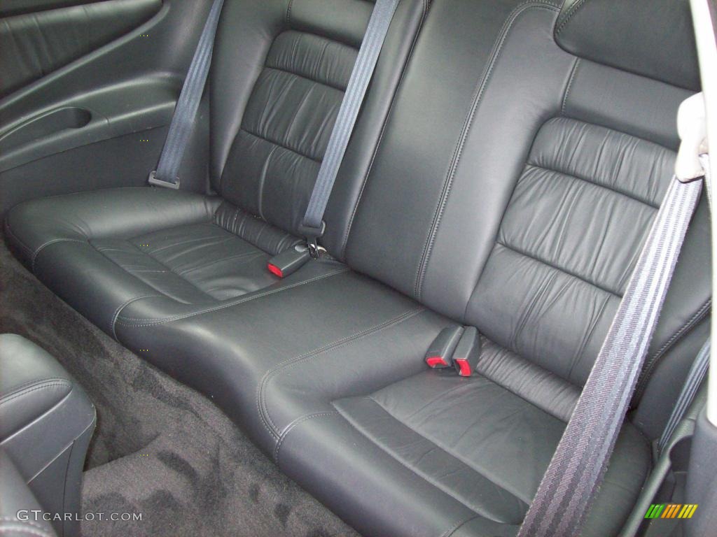 1999 Accord EX V6 Coupe - Flamenco Black Pearl / Gray photo #10
