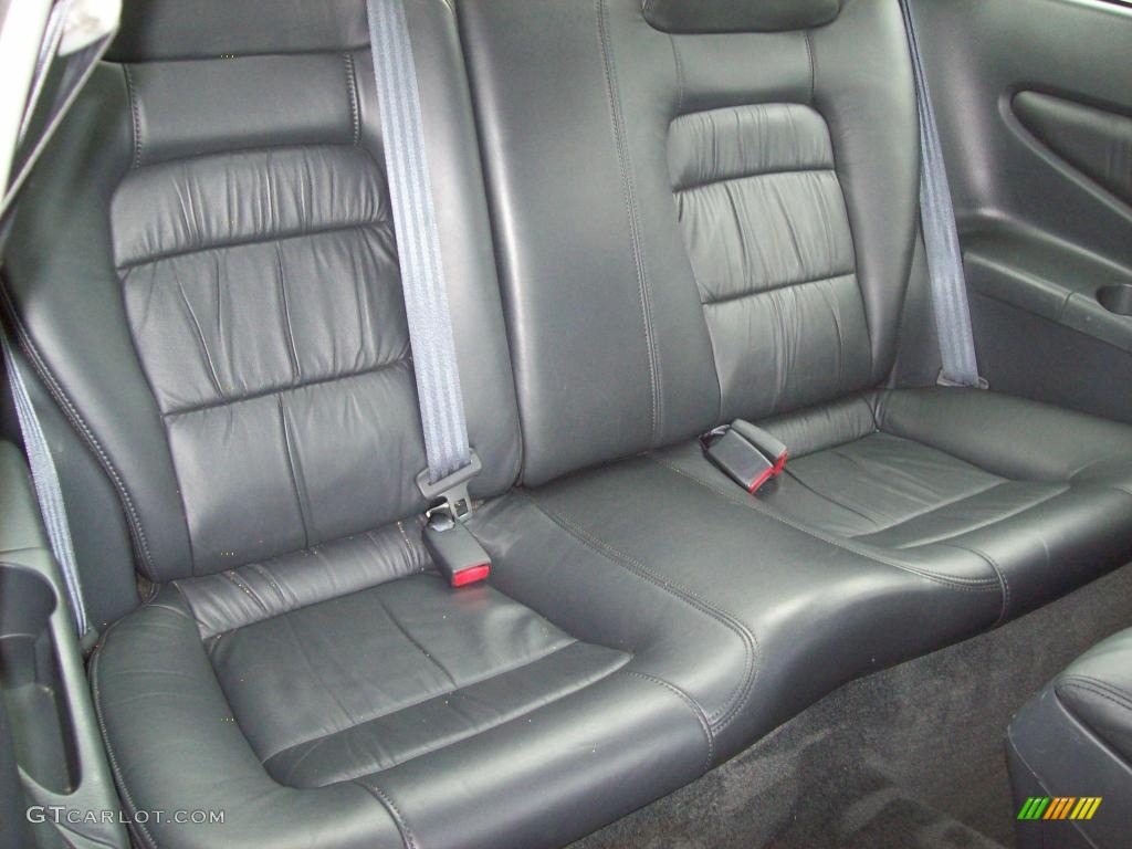 1999 Accord EX V6 Coupe - Flamenco Black Pearl / Gray photo #11