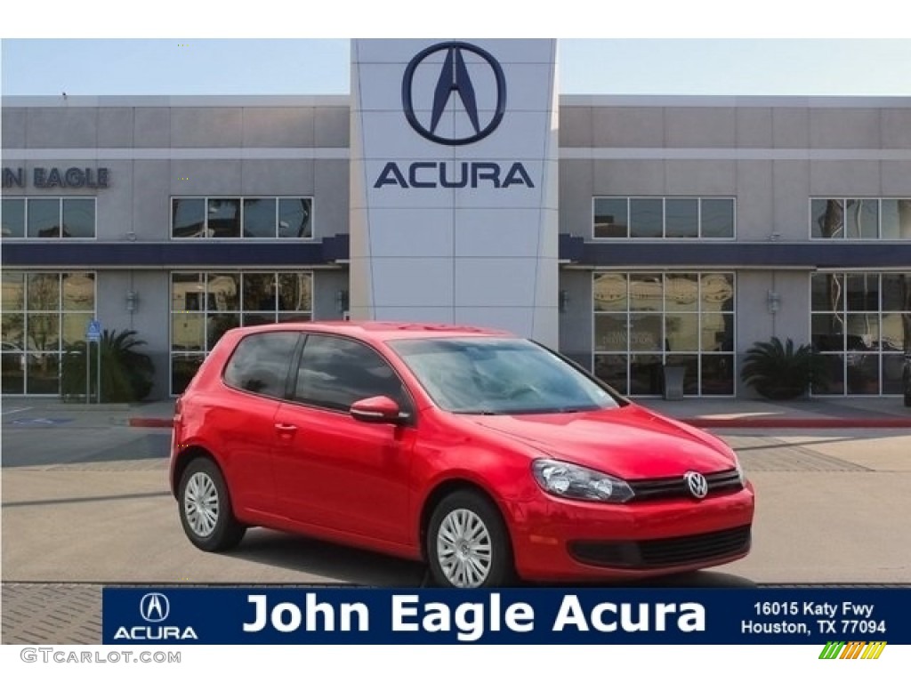 2012 Golf 2 Door - Tornado Red / Titan Black photo #1