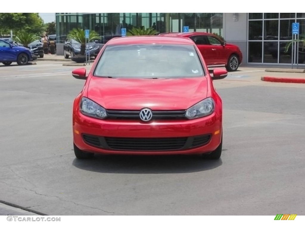 2012 Golf 2 Door - Tornado Red / Titan Black photo #2