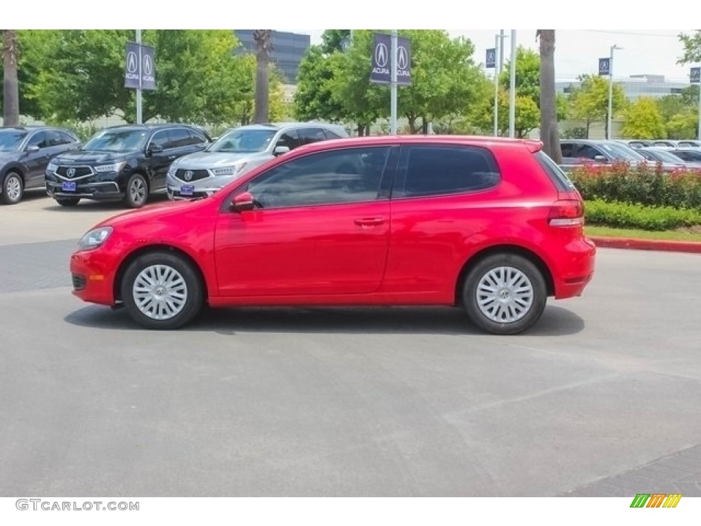 2012 Golf 2 Door - Tornado Red / Titan Black photo #4
