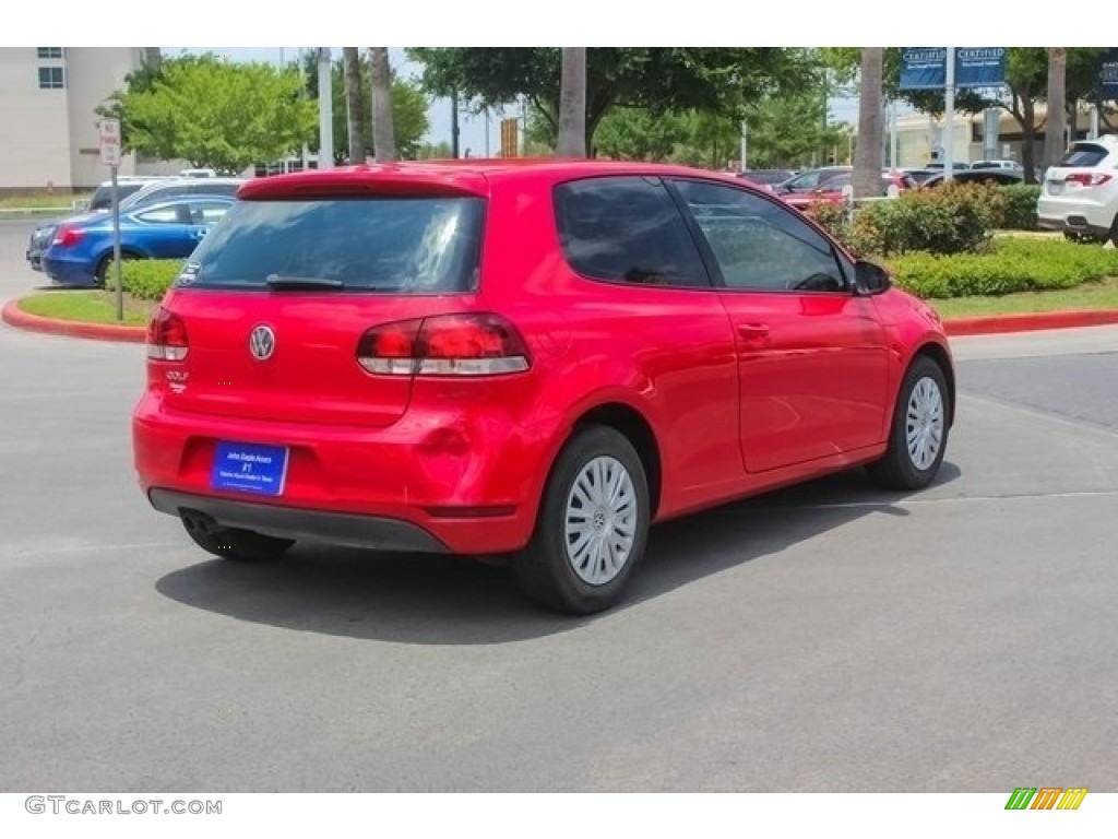 2012 Golf 2 Door - Tornado Red / Titan Black photo #7