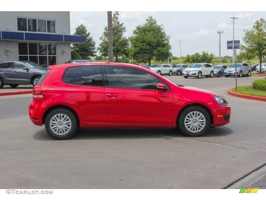 2012 Golf 2 Door - Tornado Red / Titan Black photo #8