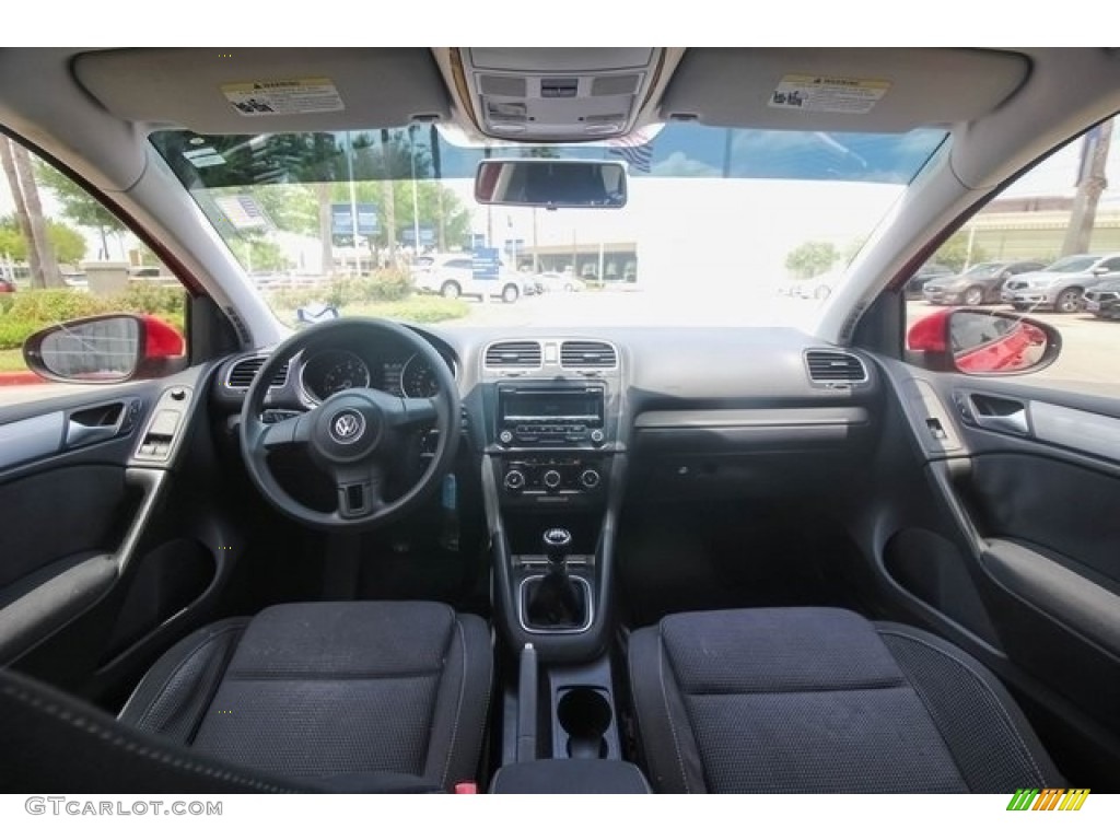 2012 Golf 2 Door - Tornado Red / Titan Black photo #9