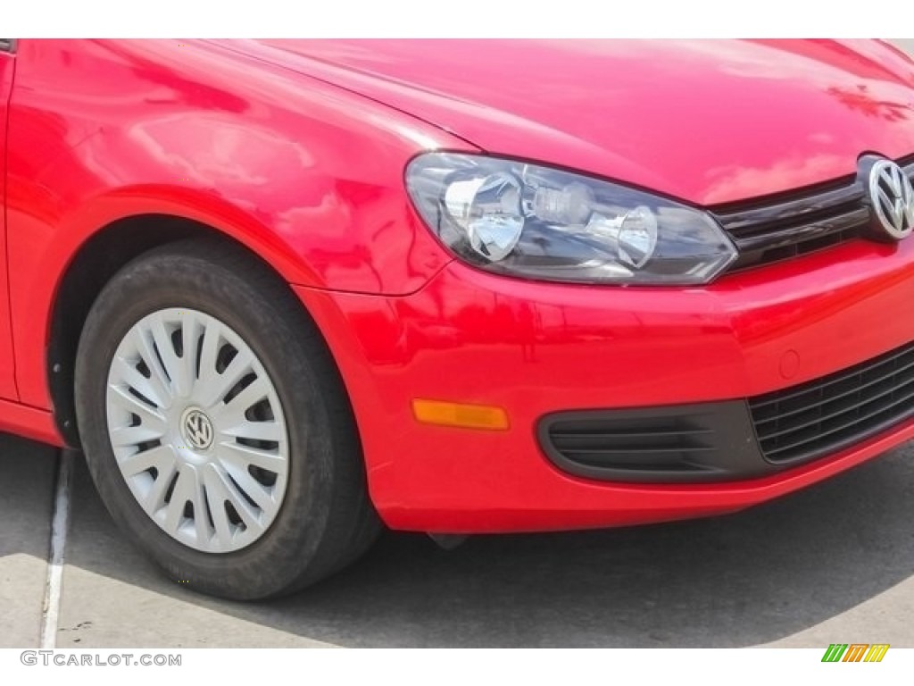 2012 Golf 2 Door - Tornado Red / Titan Black photo #10