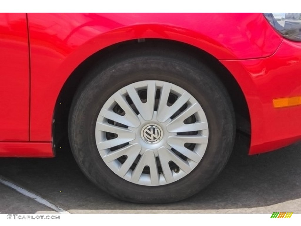 2012 Golf 2 Door - Tornado Red / Titan Black photo #11