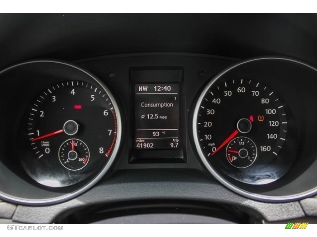2012 Golf 2 Door - Tornado Red / Titan Black photo #29