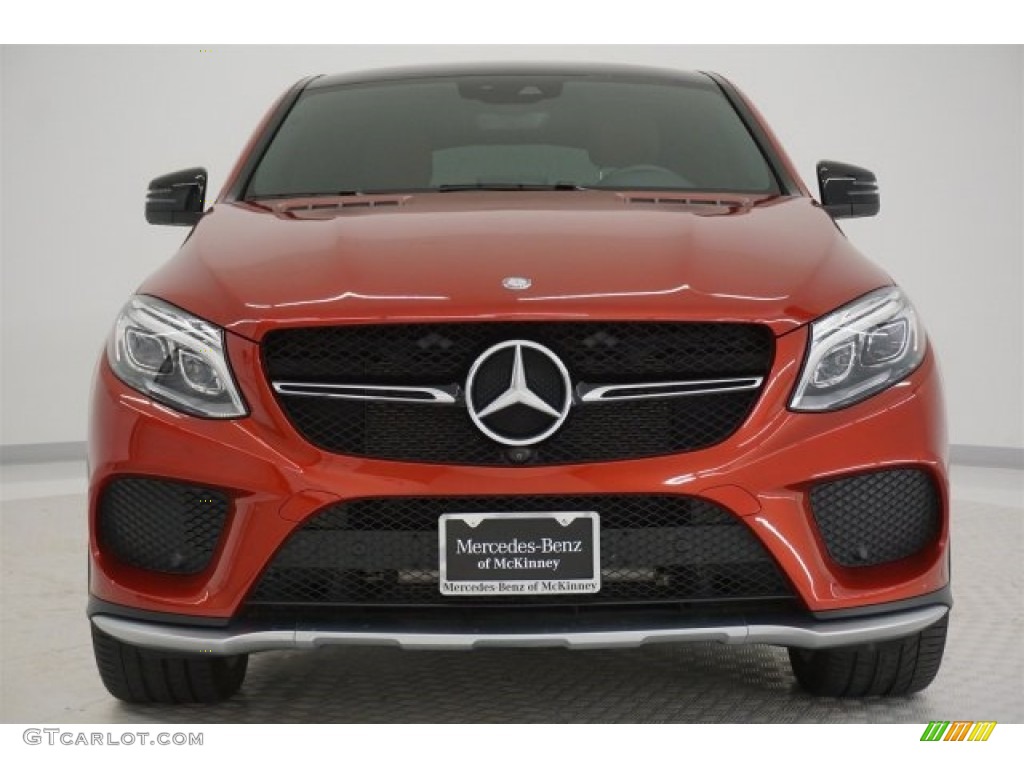 2017 GLE 43 AMG 4Matic Coupe - designo Cardinal Red Metallic / Saddle Brown/Black photo #2