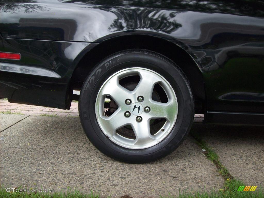 1999 Accord EX V6 Coupe - Flamenco Black Pearl / Gray photo #20