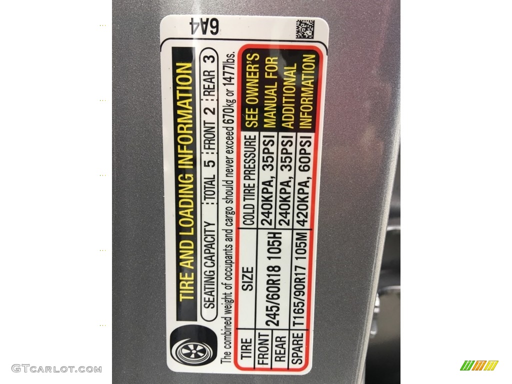 2019 Honda Ridgeline RTL-E AWD Info Tag Photo #127691202