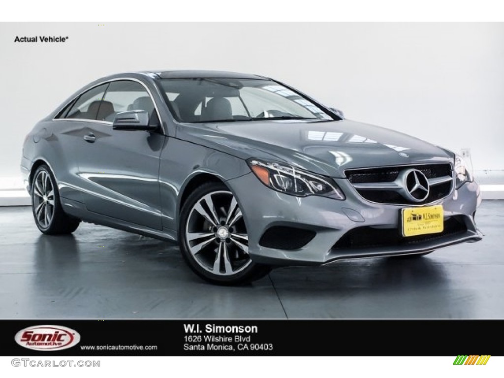 2016 E 400 Coupe - Palladium Metallic / Crystal Grey/Black photo #1