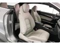 Crystal Grey/Black 2016 Mercedes-Benz E 400 Coupe Interior Color