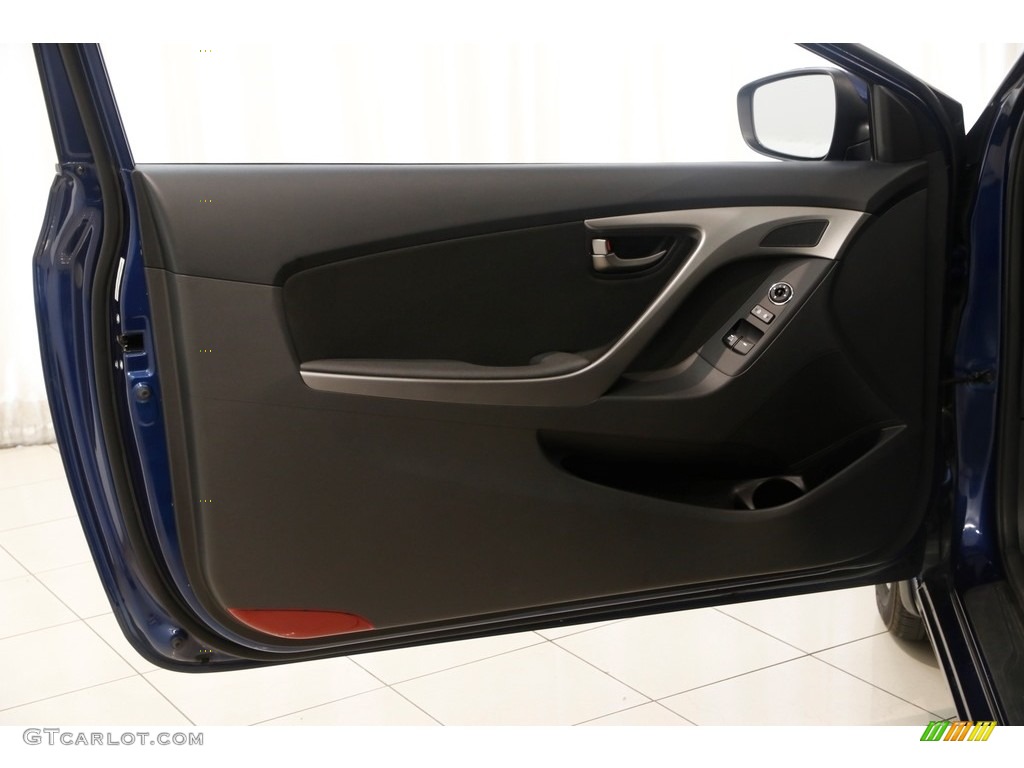 2013 Elantra Coupe GS - Atlantic Blue / Black photo #4