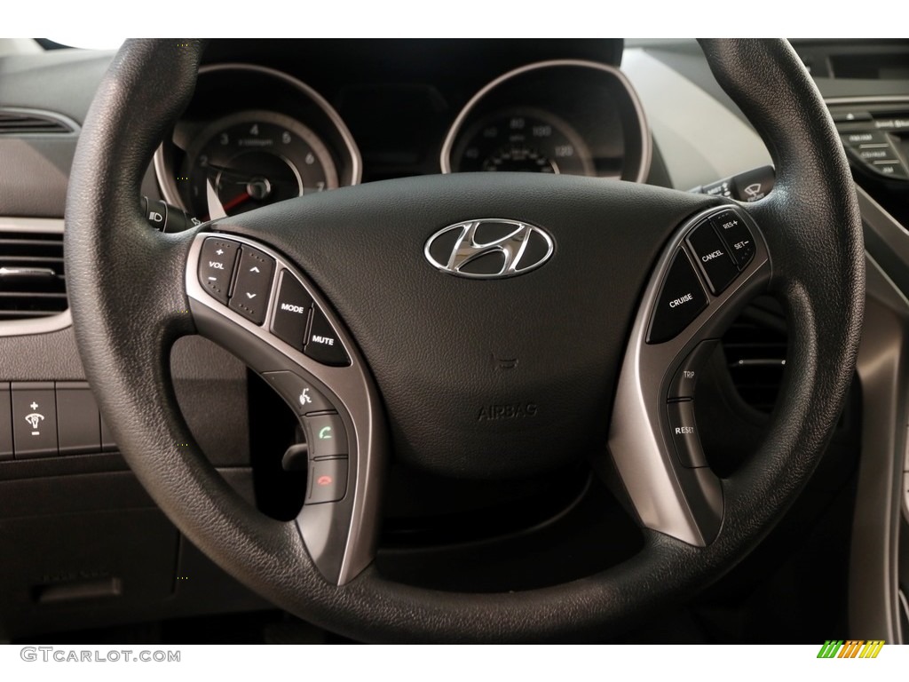 2013 Elantra Coupe GS - Atlantic Blue / Black photo #6