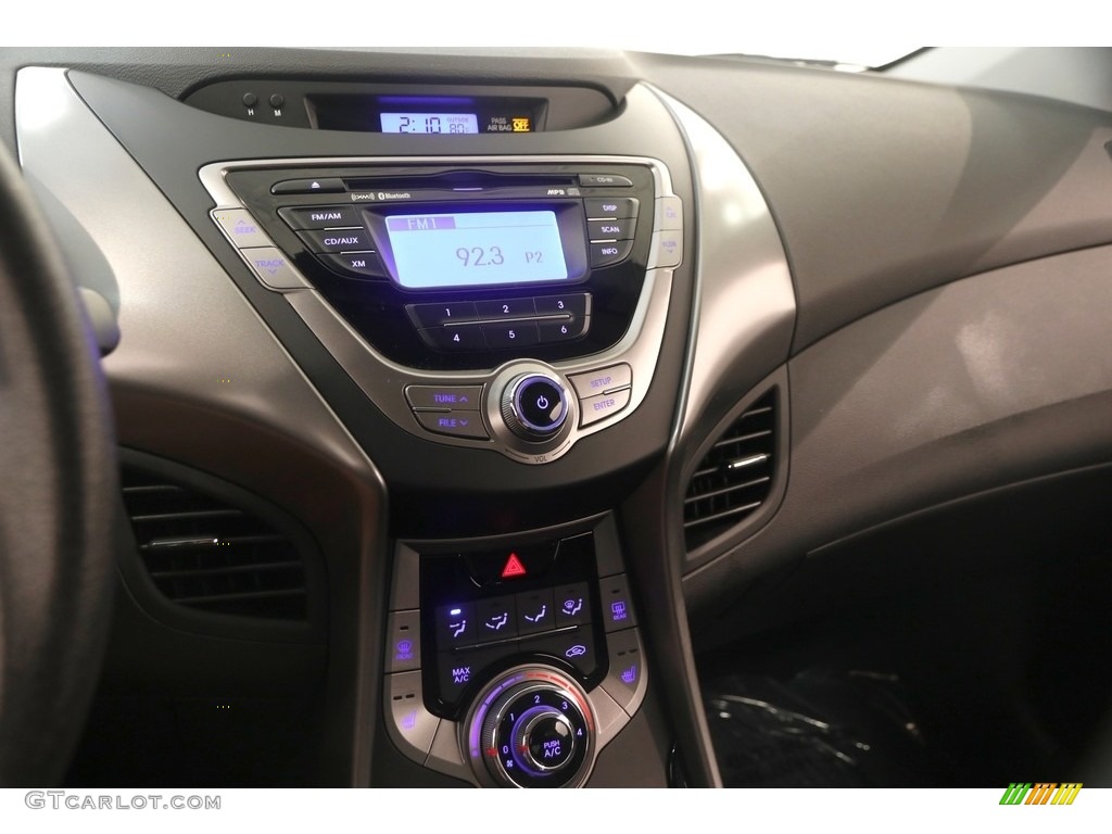 2013 Elantra Coupe GS - Atlantic Blue / Black photo #8