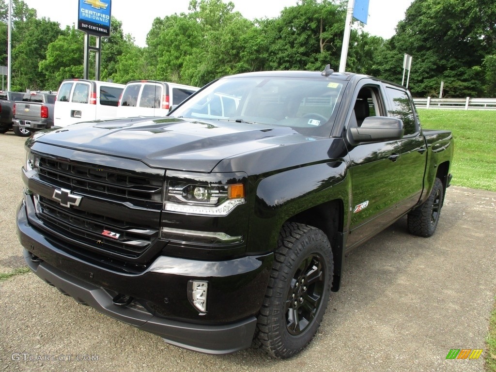 2018 Silverado 1500 LTZ Crew Cab 4x4 - Black / Jet Black photo #8