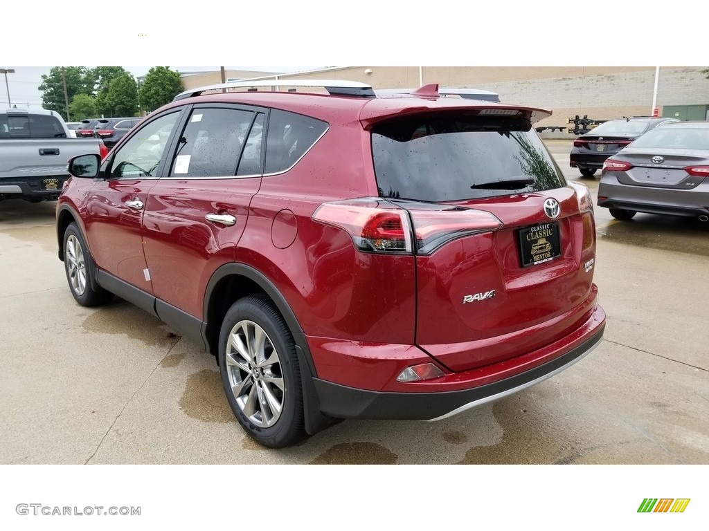 2018 RAV4 Limited AWD - Ruby Flare Pearl / Ash photo #2