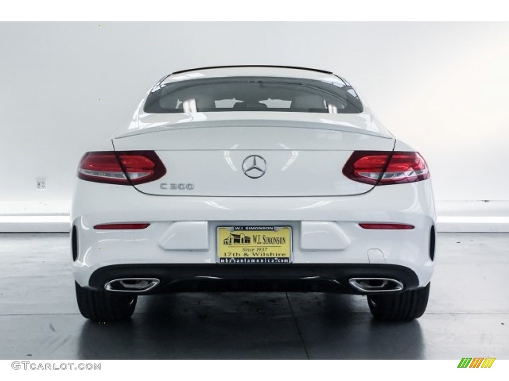 2018 C 300 Coupe - Polar White / Silk Beige/Black photo #4