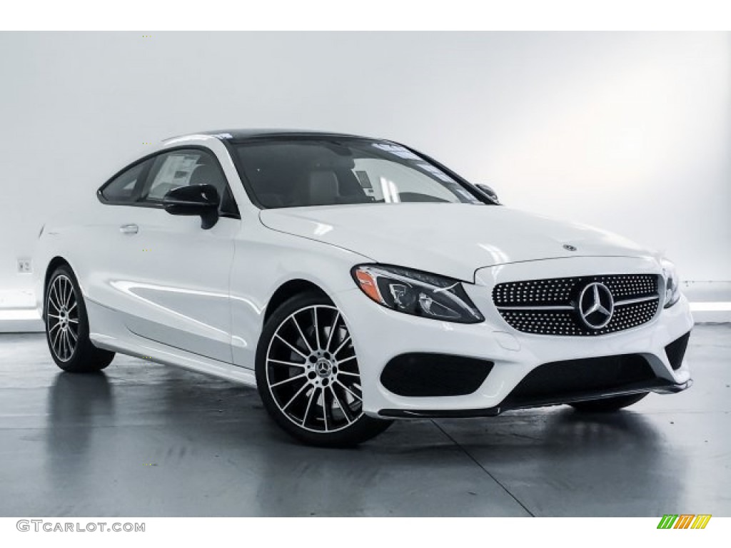 2018 C 300 Coupe - Polar White / Silk Beige/Black photo #12