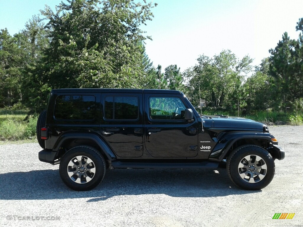 2018 Wrangler Unlimited Sahara 4x4 - Black / Black/Heritage Tan photo #6