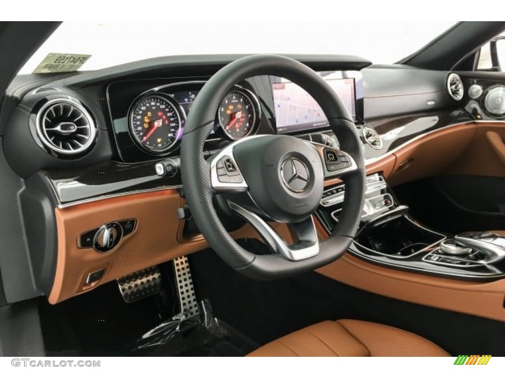 2018 E 400 Coupe - designo Diamond White Metallic / Saddle Brown/Black photo #5