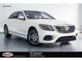 2018 designo Cashmere White (Matte) Mercedes-Benz S 560 Sedan  photo #1