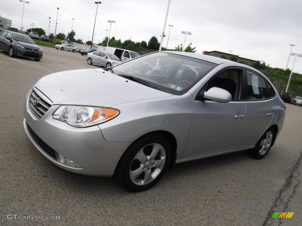 2009 Elantra GLS Sedan - Quicksilver / Black photo #5
