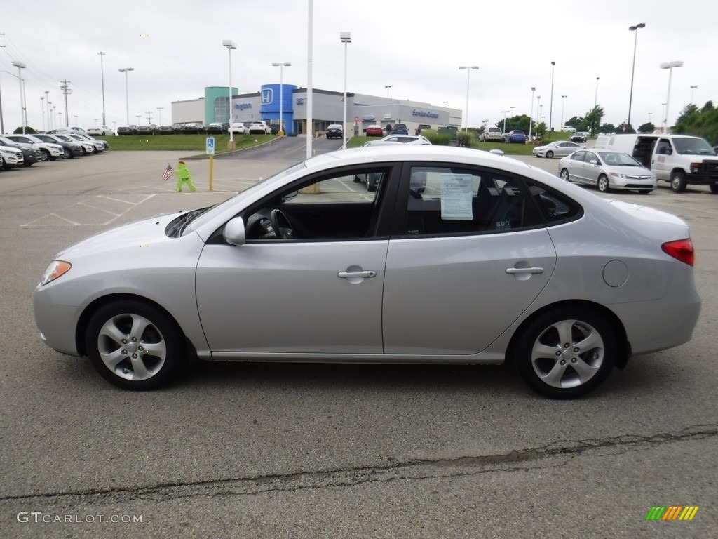 2009 Elantra GLS Sedan - Quicksilver / Black photo #6
