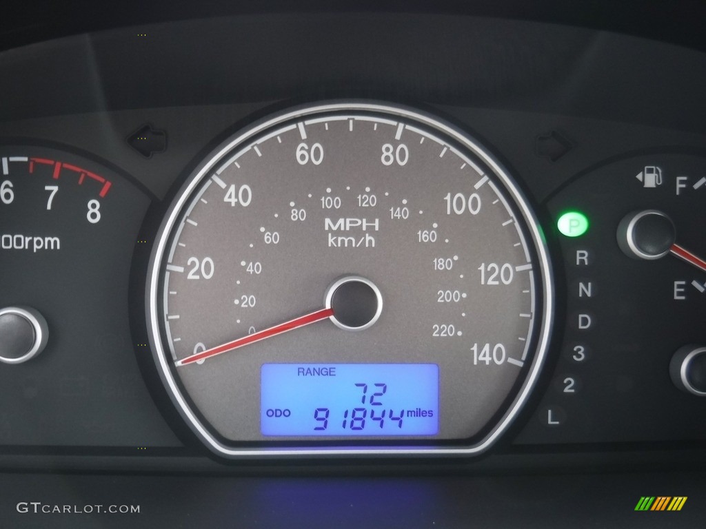 2009 Elantra GLS Sedan - Quicksilver / Black photo #25