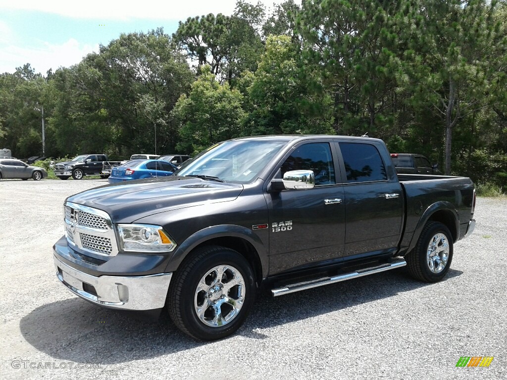 2018 1500 Laramie Crew Cab - Granite Crystal Metallic / Black photo #1