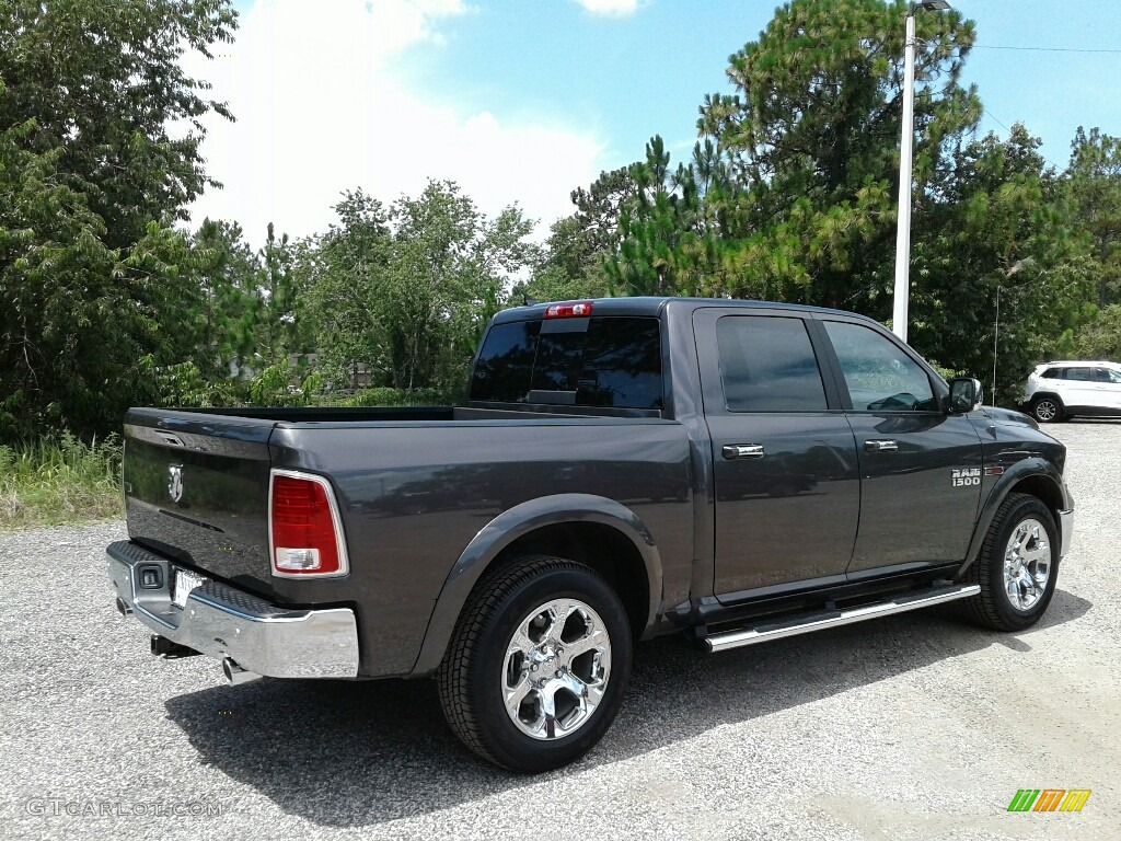 2018 1500 Laramie Crew Cab - Granite Crystal Metallic / Black photo #5