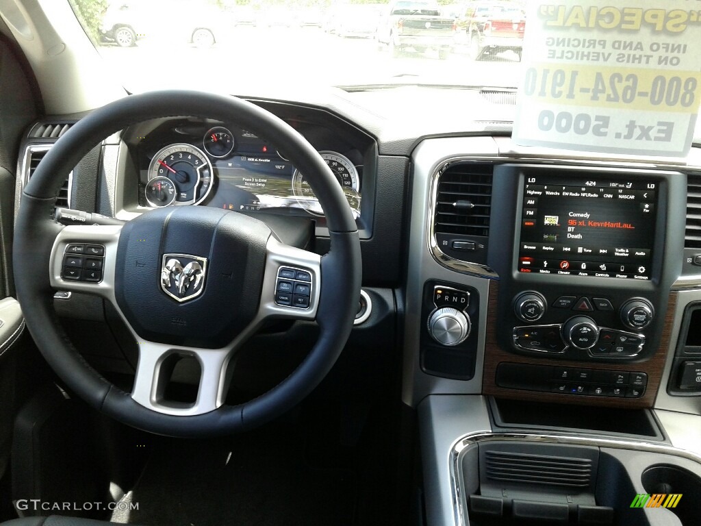 2018 1500 Laramie Crew Cab - Granite Crystal Metallic / Black photo #13