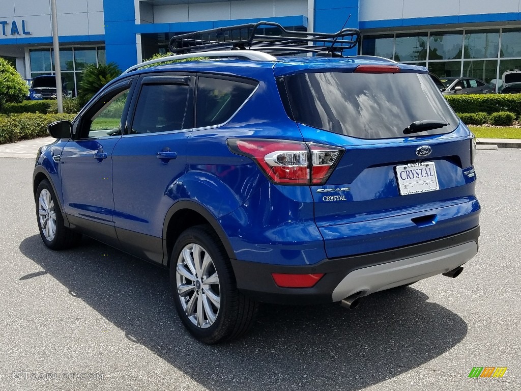 2017 Escape Titanium - Lightning Blue / Charcoal Black photo #3