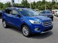 2017 Lightning Blue Ford Escape Titanium  photo #7